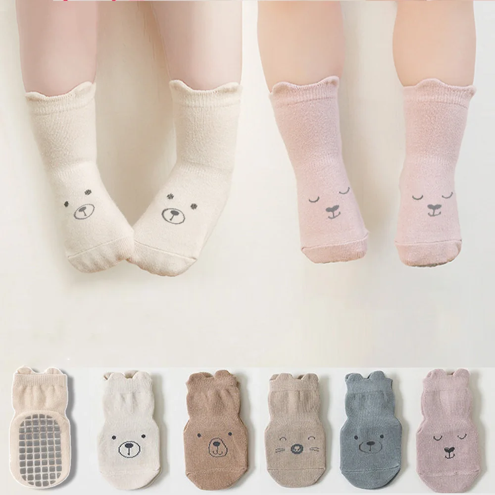 Toddler Sock Set - 3 Pairs/Set Infant Baby Girls Anti-slip