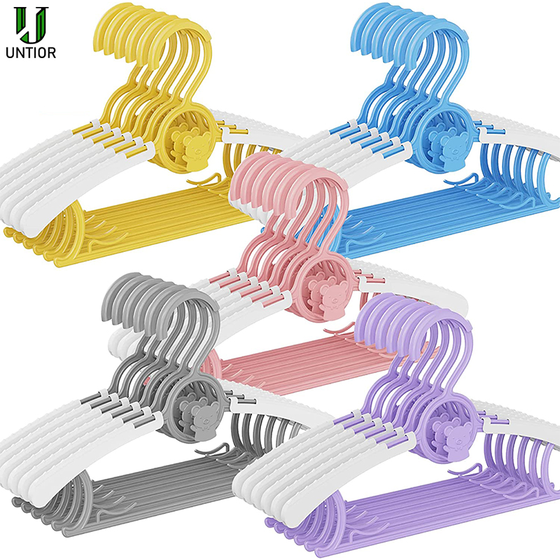 Baby Clothing Rack - UNTIOR Non-slip Baby Clothes Hanger Adjustable