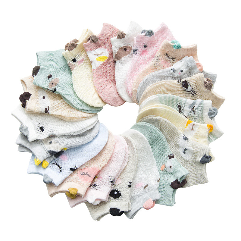 Toddler Sock Set - 5Pairs/lot 0-24M Newborn Baby Boys Girls