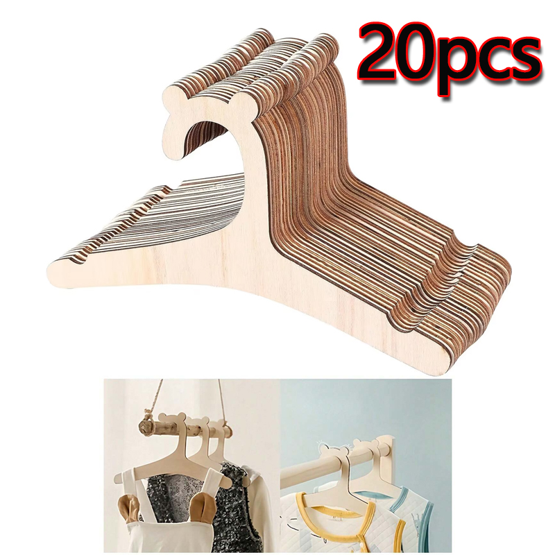 Baby Clothing Rack - 5/10/20/50pcs Baby Clothes Rack Cute Bear