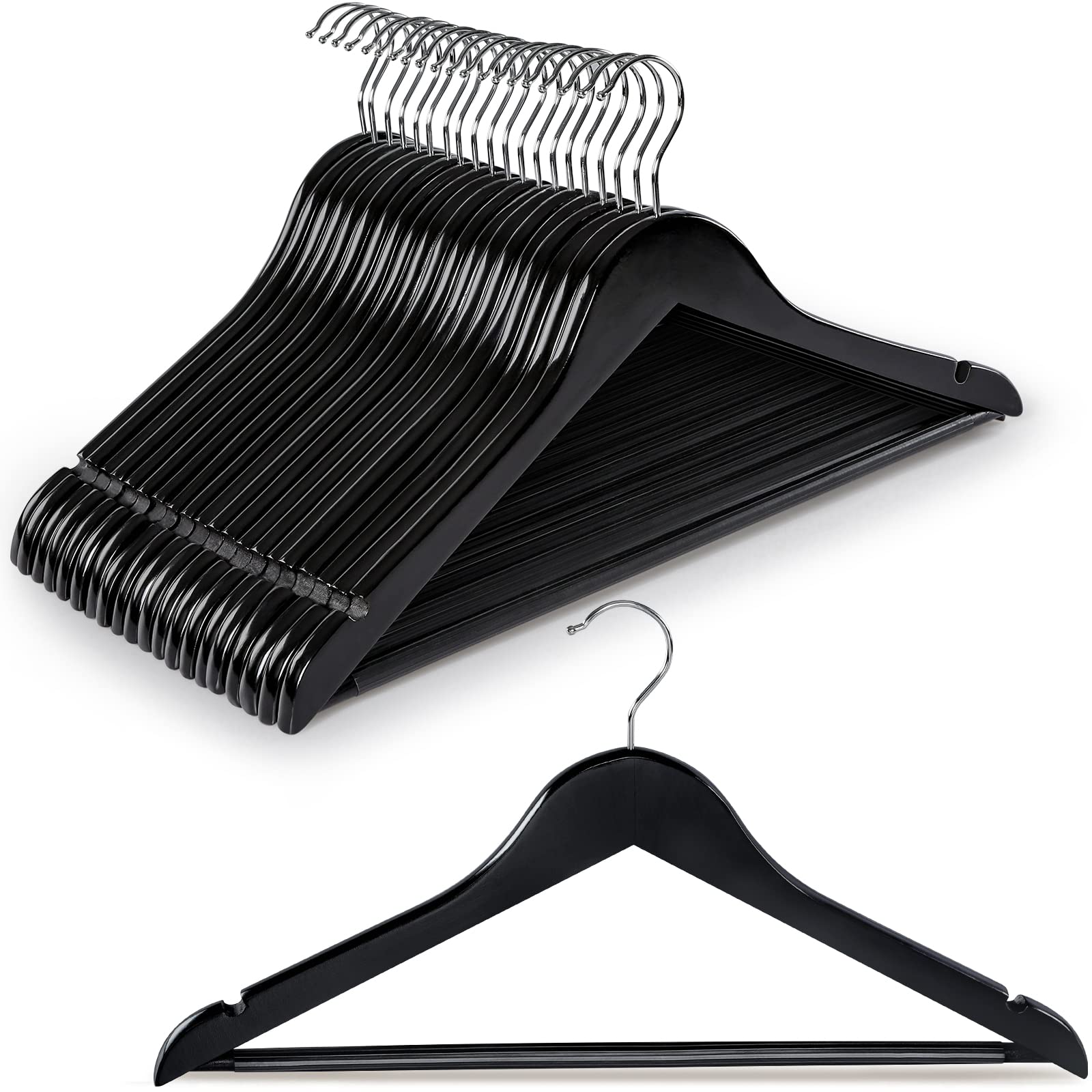 360° swivel gold hook wooden h - Baby Clothing Rack 评论和价格