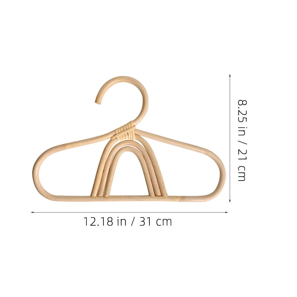 Rattan Baby Clothes Hangers Se - Baby Clothing Rack 评论和价格