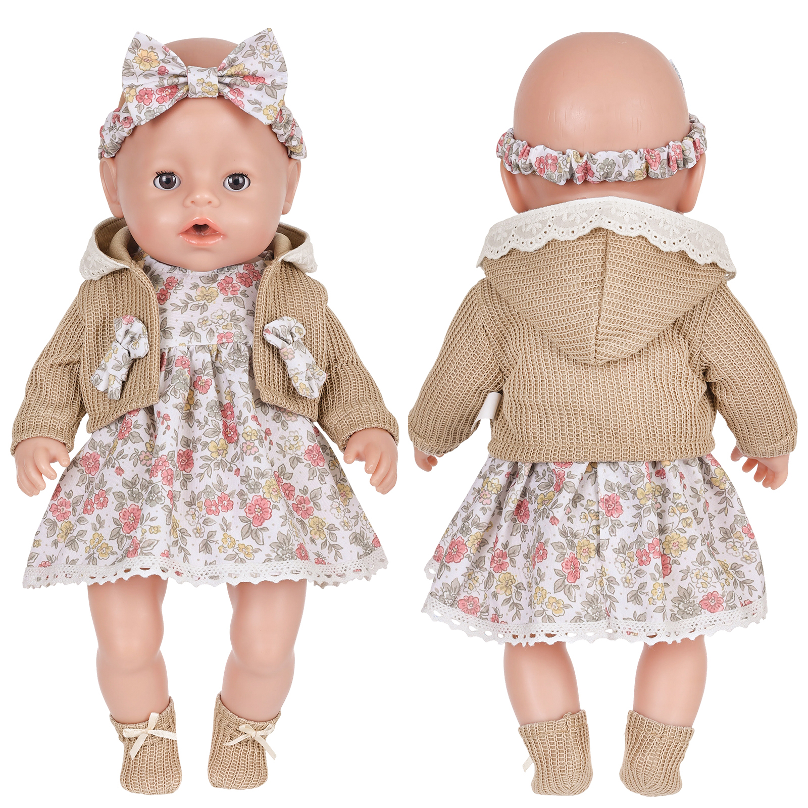 Cute Doll Clothes for 16-18 In - Toddler Sock Set 评论和价格