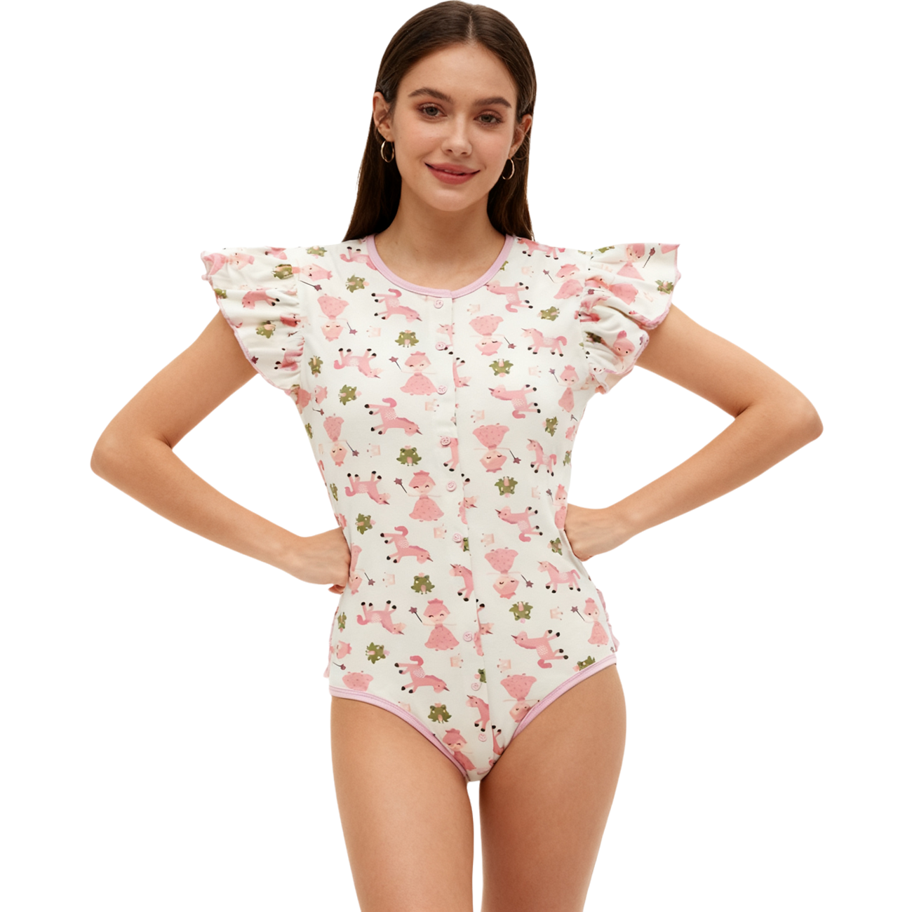 pink princess bodysuit/adult o - Romper Onesie Baby 评论和价格