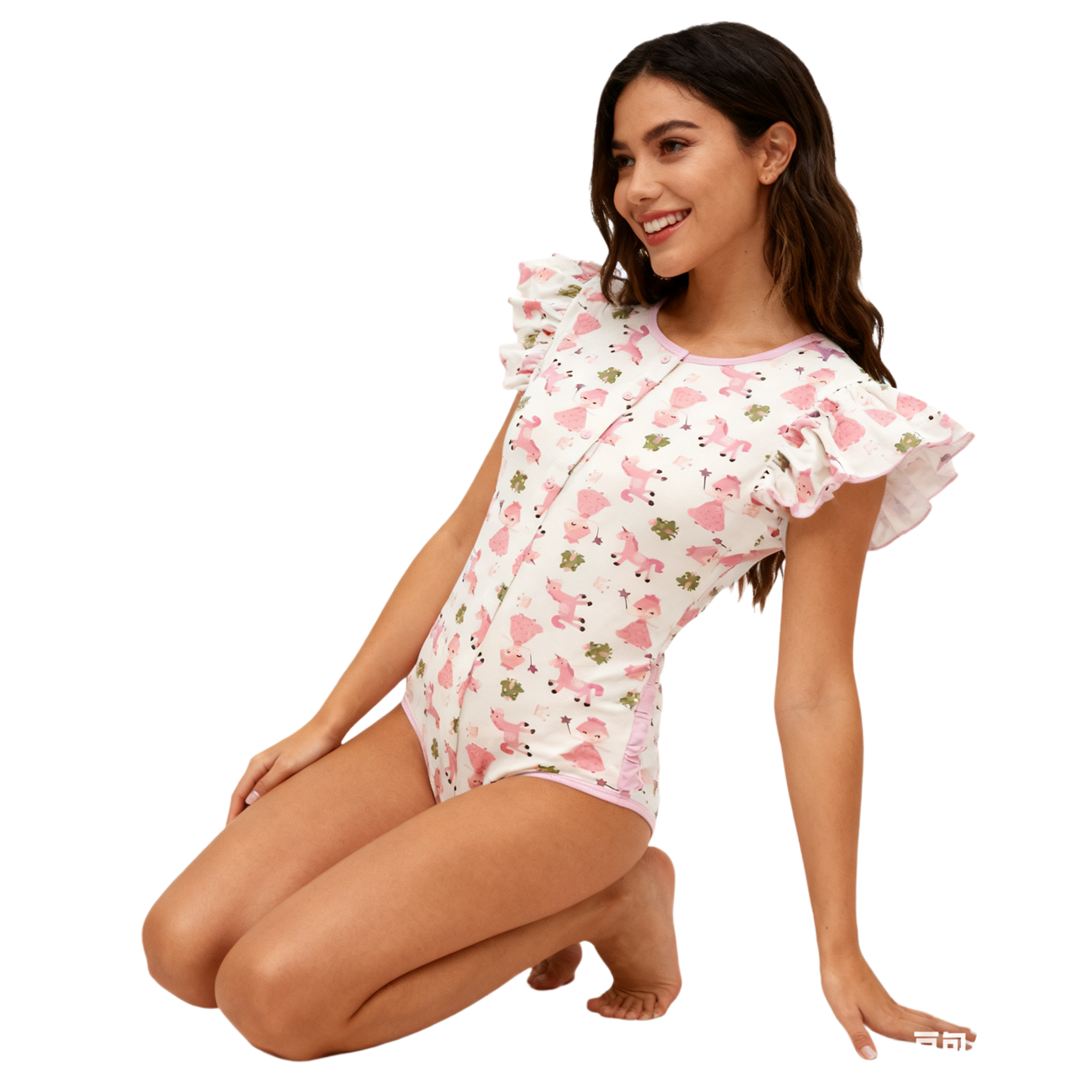 pink princess bodysuit/adult o - Romper Onesie Baby 评论和价格