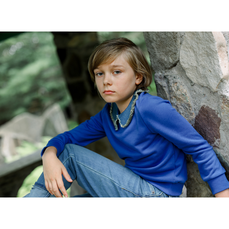 Ali Plus Aw25 Denim Collar Swe - Baby Clothing Winter 评论和价格
