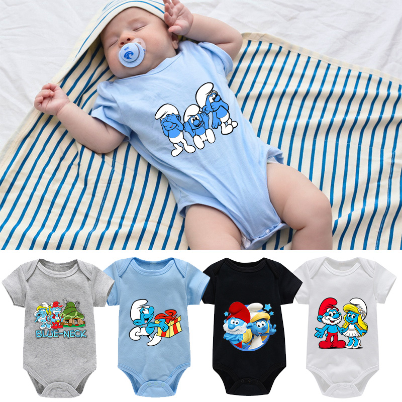 T-Smurfes Series Baby Romper C - Romper Onesie Baby 评论和价格