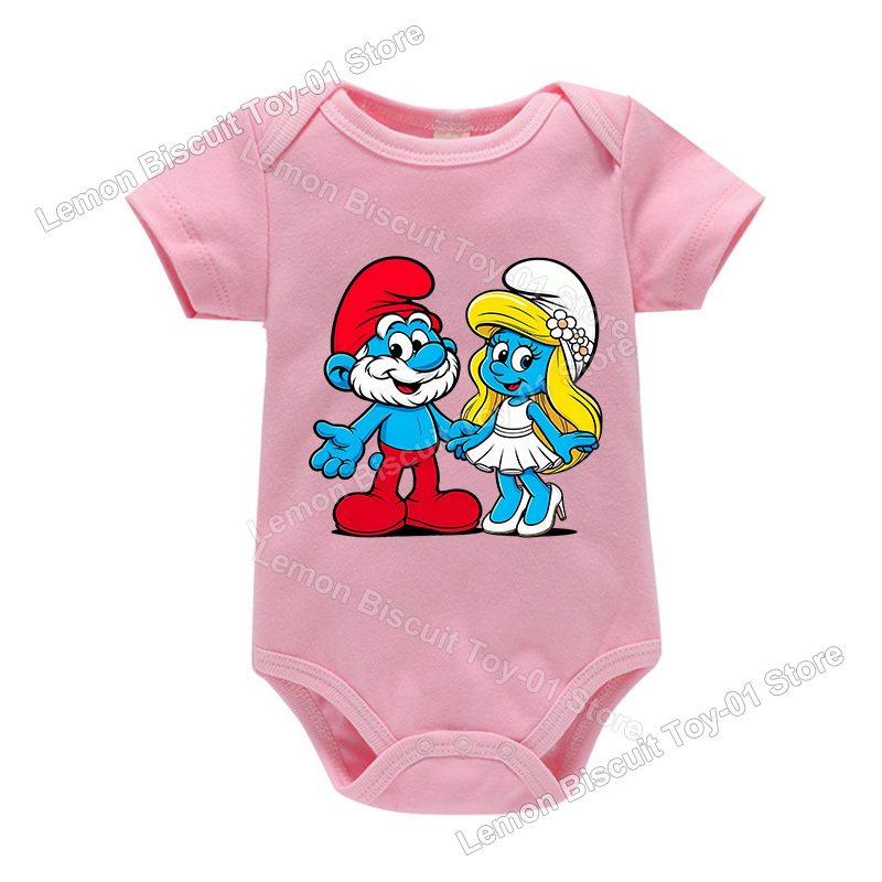 T-Smurfes Series Baby Romper C - Romper Onesie Baby 评论和价格