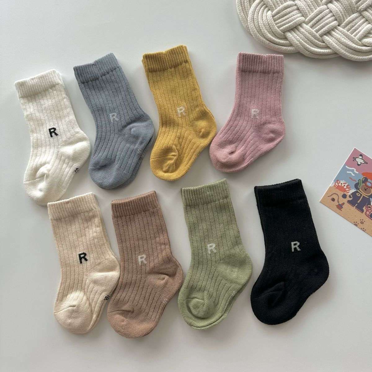 4Pairs/set Kids Boy Girl Sock  - Toddler Sock Set 评论和价格