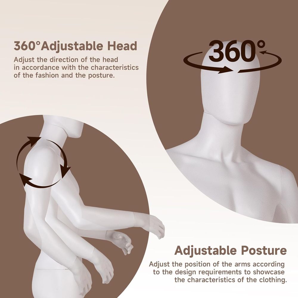Adjustable Full Body Mannequin - Baby Clothing Display Stand 评论和价格