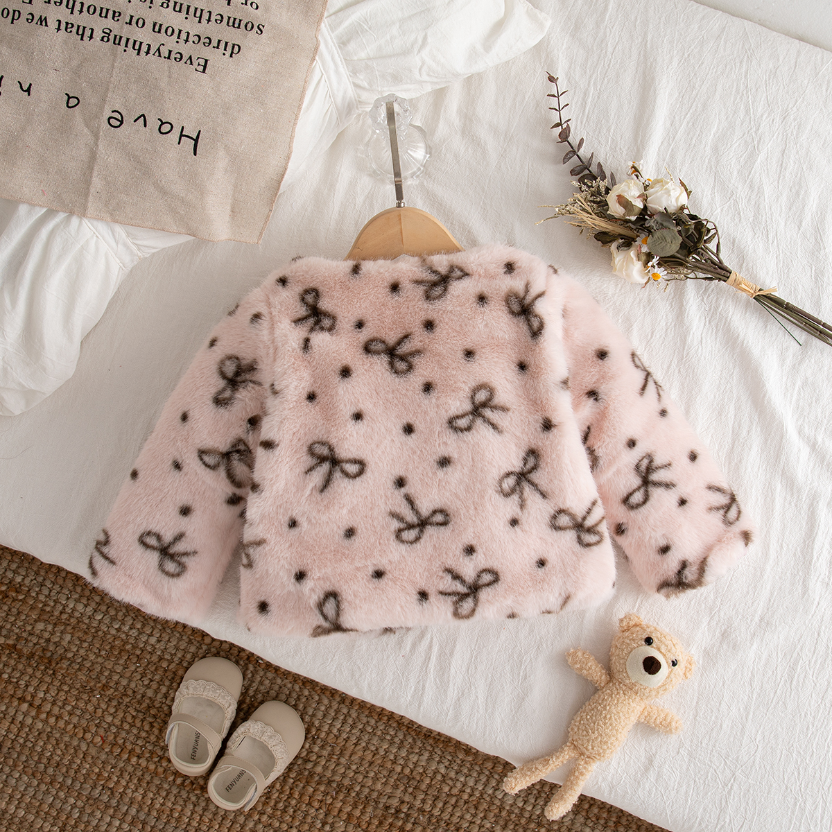 Children's Clothing Winter Bow - Baby Clothing Winter 评论和价格