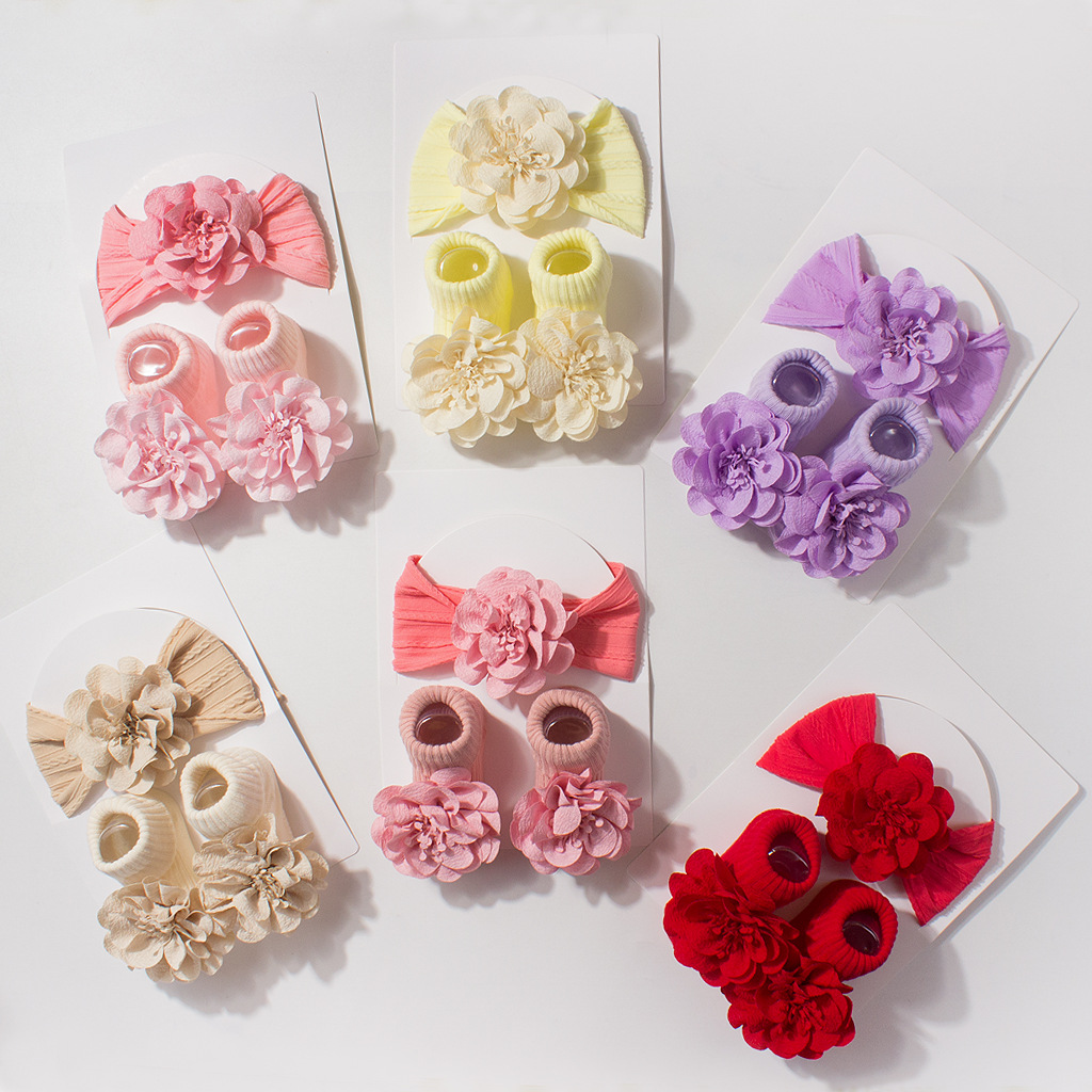Baby Headband and Socks Two-Pi - Toddler Sock Set 评论和价格