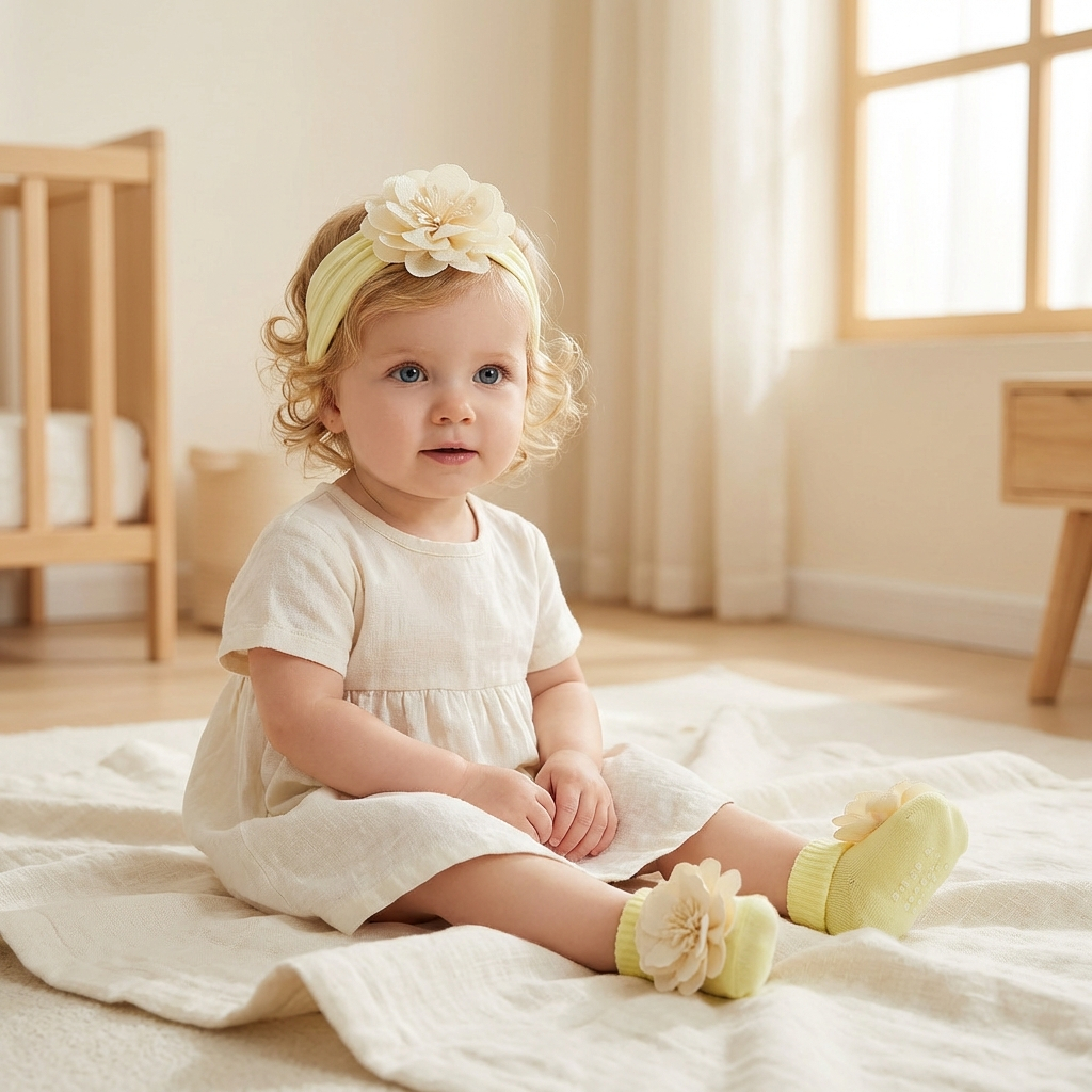 Baby Headband and Socks Two-Pi - Toddler Sock Set 评论和价格