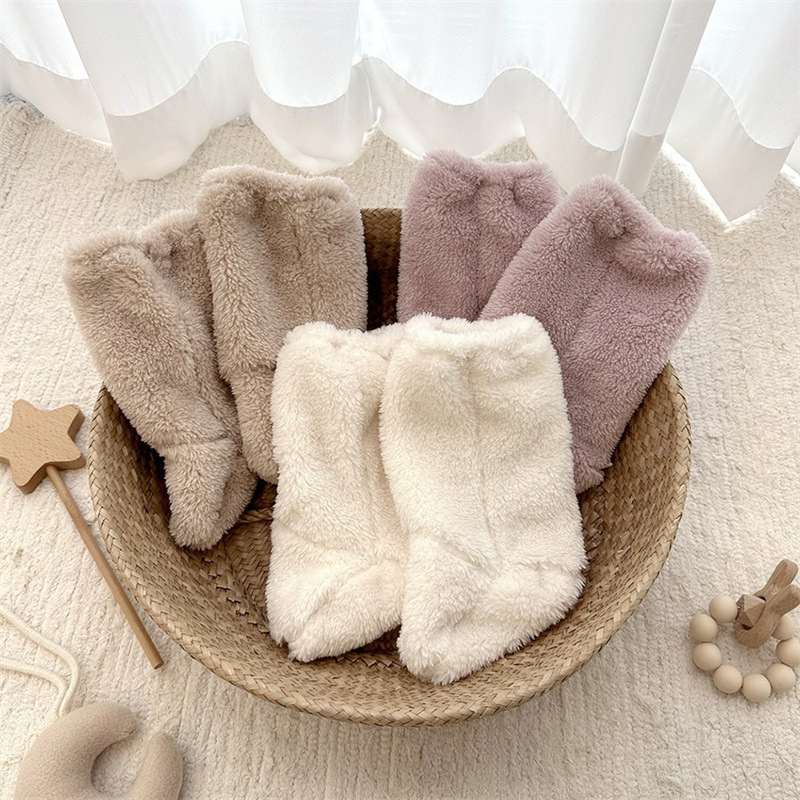 Warm Winter Baby Socks Coral F - Baby Clothing Winter 评论和价格