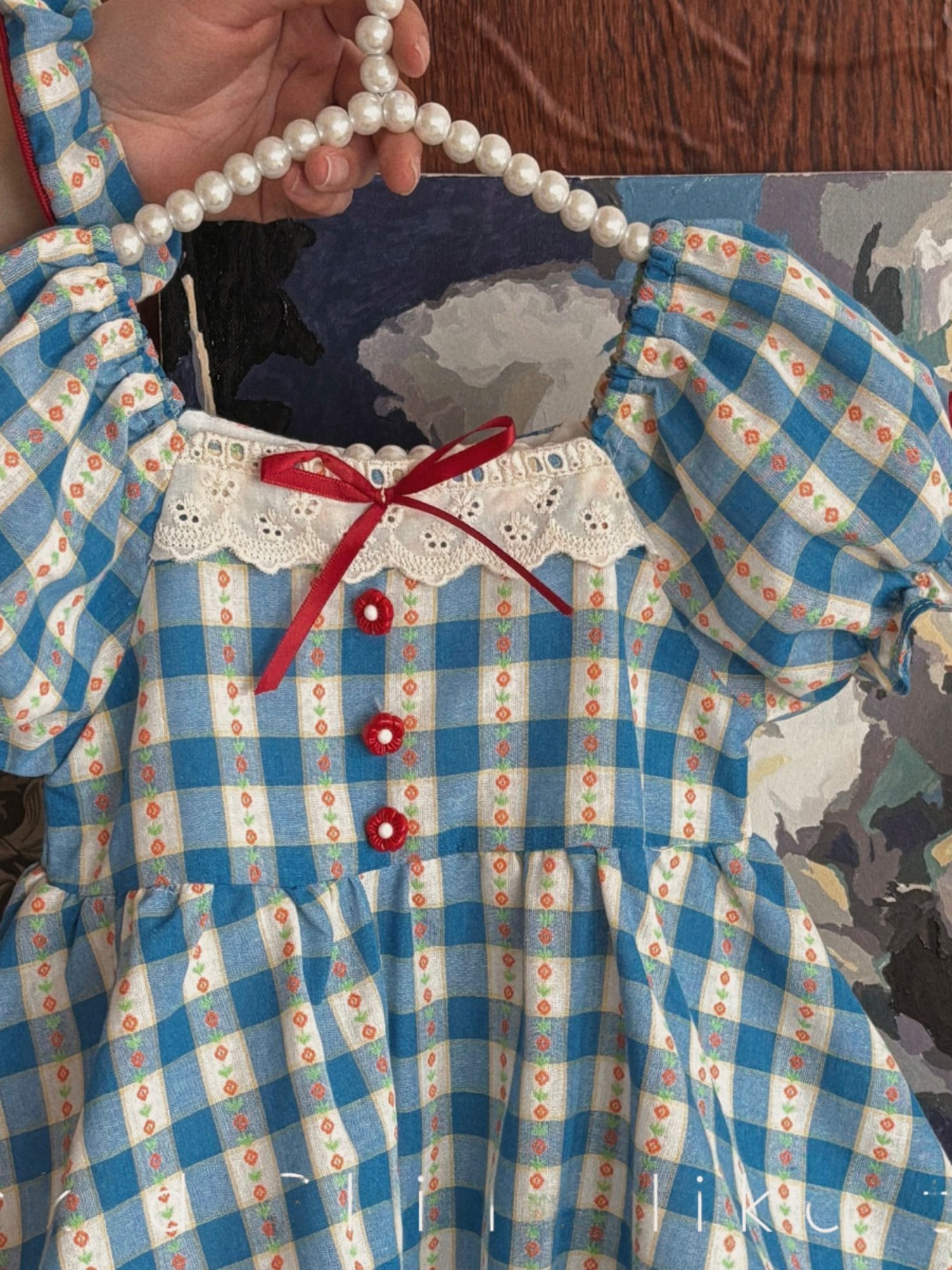 Girls Summer Plaid Dress Baby  - Baby Clothing 1 Year Old 评论和价格