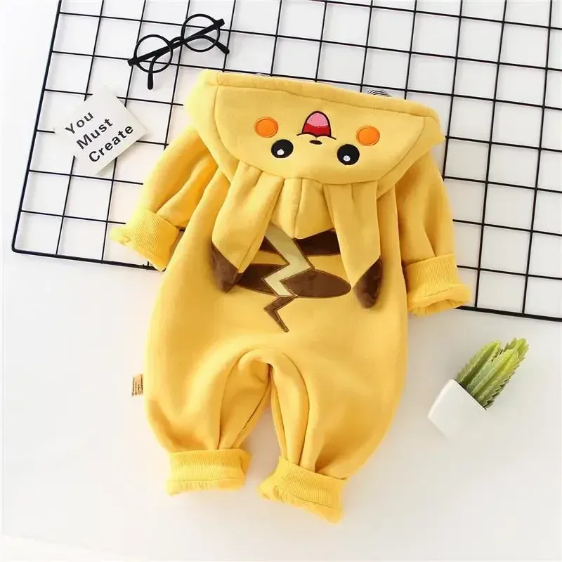 New Cute Cartoon Pokemon Pikac - Romper Onesie Baby 评论和价格