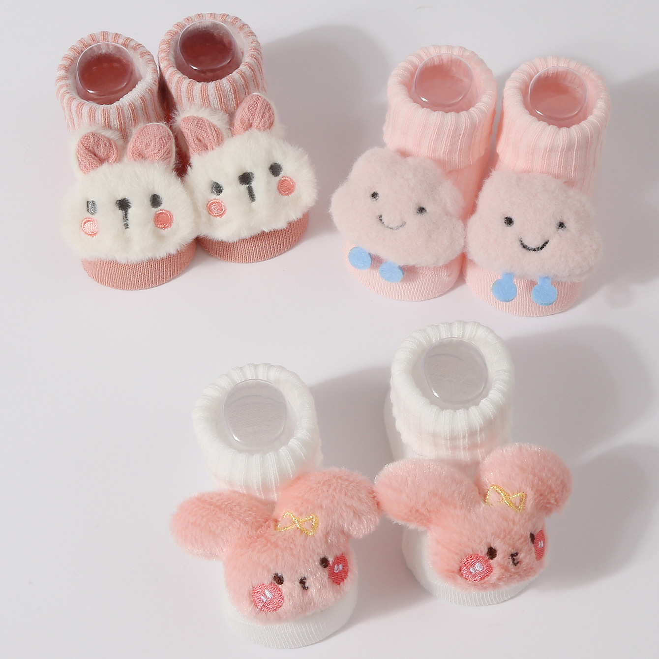 3Pairs/set Baby Socks Girls Bo - Toddler Sock Set 评论和价格