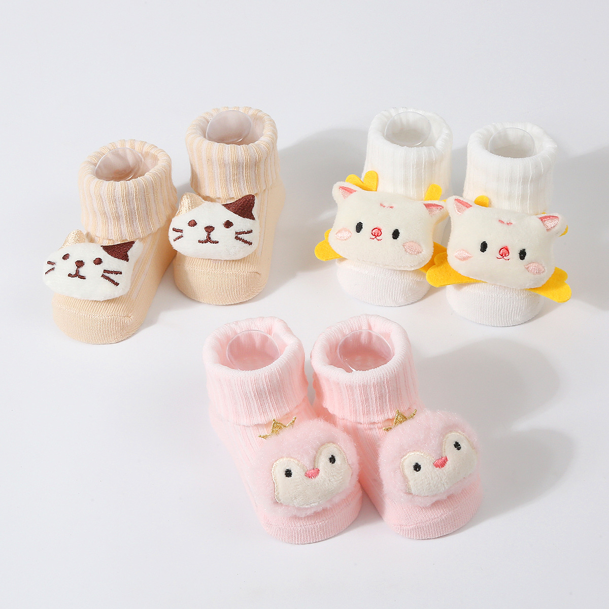 3Pairs/set Baby Socks Girls Bo - Toddler Sock Set 评论和价格