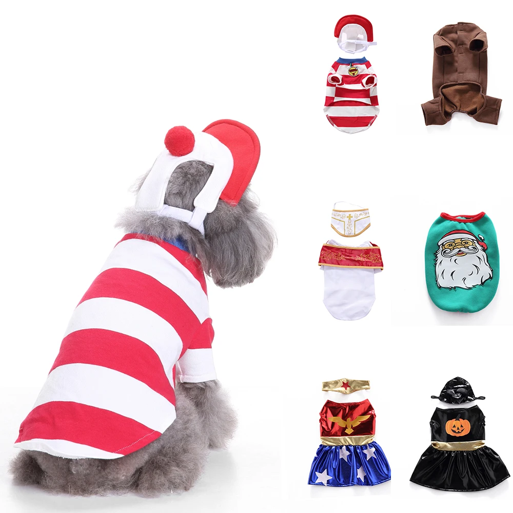 Pet Christmas Cosplay Dog Clot - Baby Clothing Winter 评论和价格