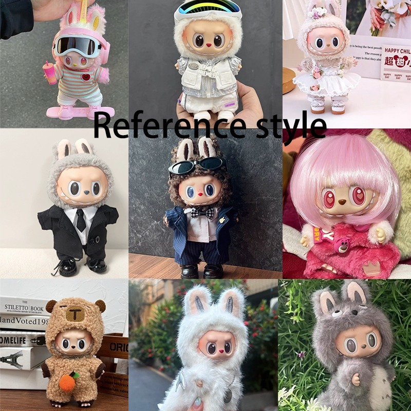 15 17cm For Labubu Doll Blind  - Baby Clothing Winter 评论和价格