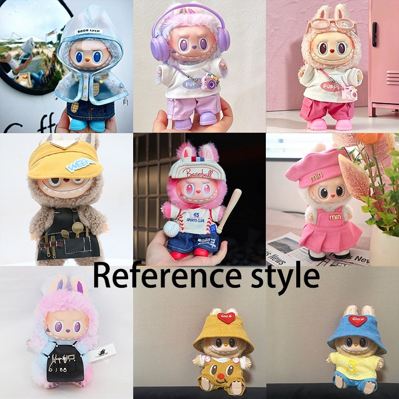 15 17cm For Labubu Doll Blind  - Baby Clothing Winter 评论和价格