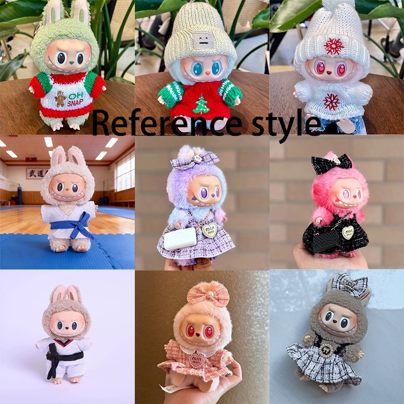 15 17cm For Labubu Doll Blind  - Baby Clothing Winter 评论和价格