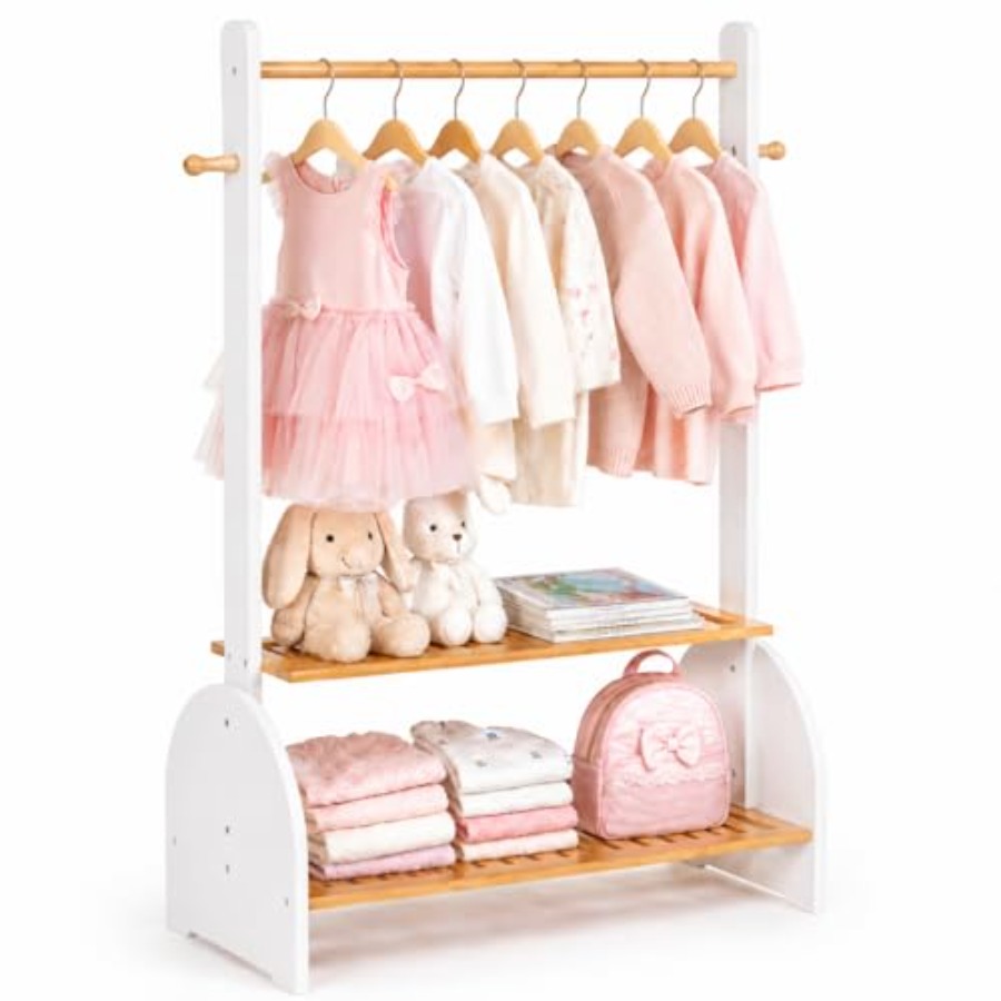 Clothing Rack with Adjustable  - Baby Clothing Rack 评论和价格