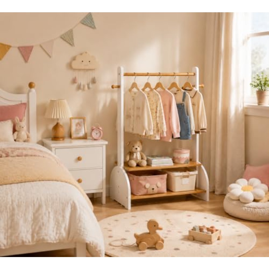 Clothing Rack with Adjustable  - Baby Clothing Rack 评论和价格