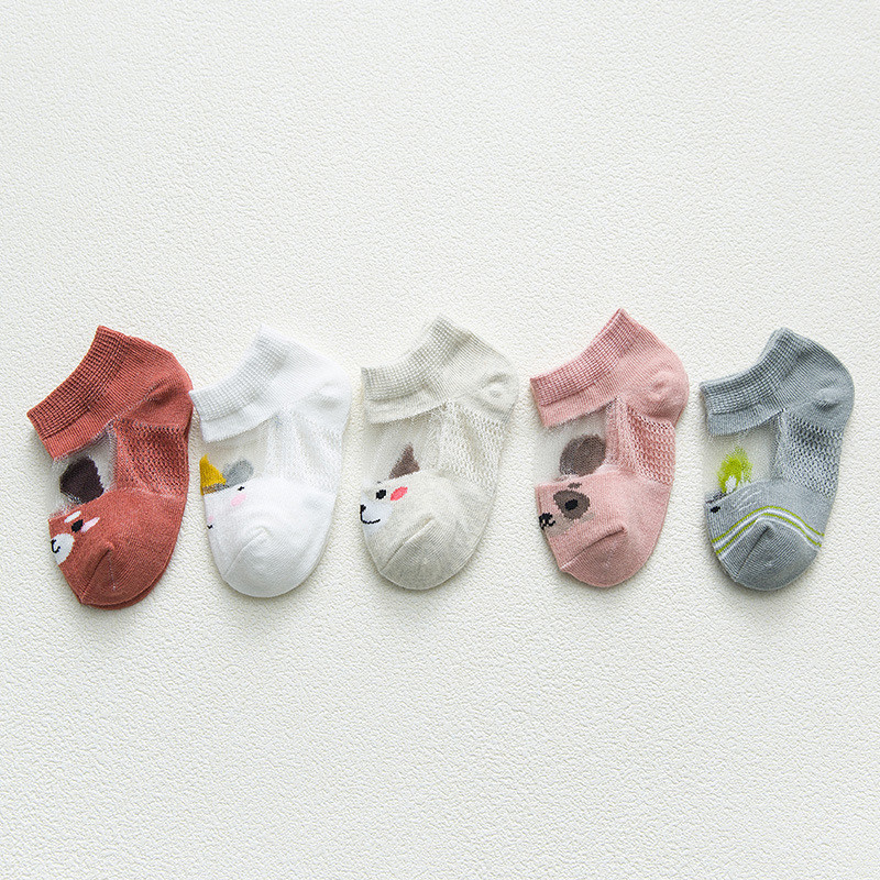 5Pairs/lot 0-24M Newborn Baby  - Toddler Sock Set 评论和价格