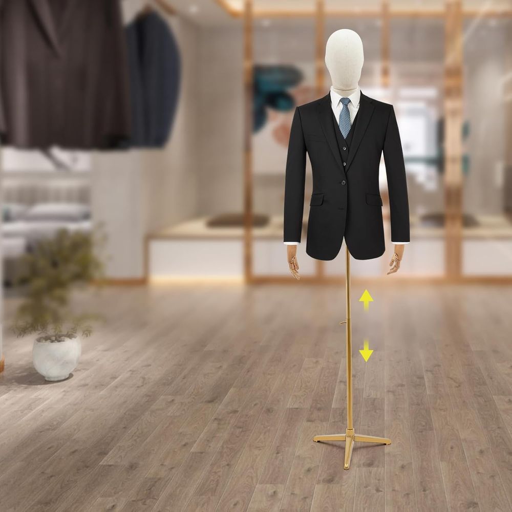 Adjustable Height Poseable Mal - Baby Clothing Display Stand 评论和价格