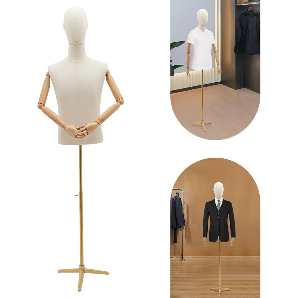 Adjustable Height Poseable Mal - Baby Clothing Display Stand 评论和价格
