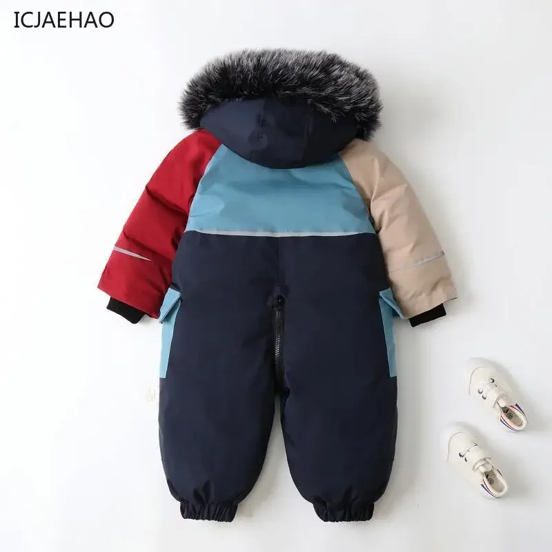 2025 Children Jumpsuits Thick  - Baby Clothing Winter 评论和价格