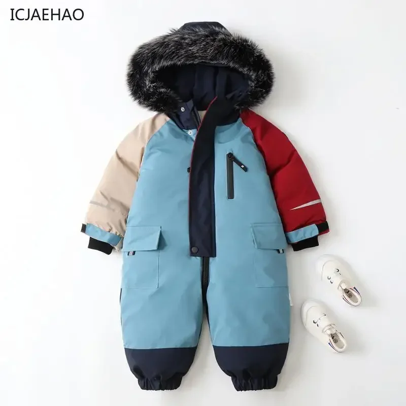 2025 Children Jumpsuits Thick  - Baby Clothing Winter 评论和价格