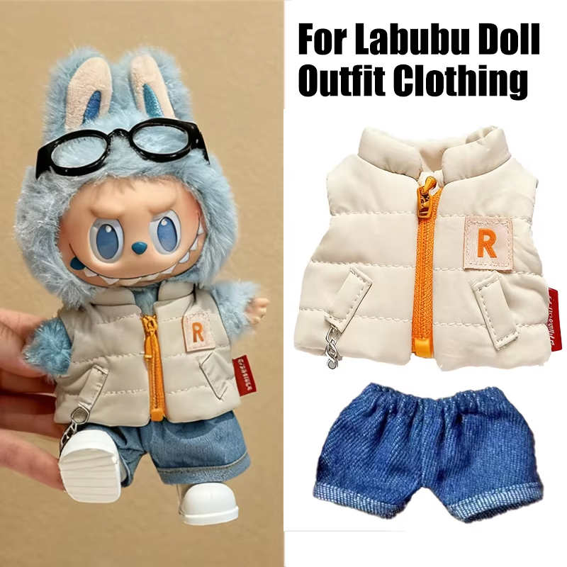 For 15 17cm Labubu Doll Solid  - Baby Clothing Winter 评论和价格