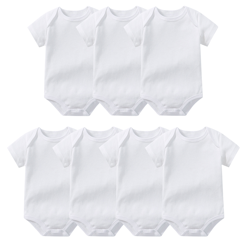 3 pcs Baby Bodysuits 100% Cott - Romper Onesie Baby 评论和价格