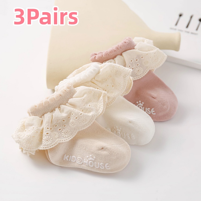 3Pairs/Set 0-3Y Baby Socks for - Toddler Sock Set 评论和价格