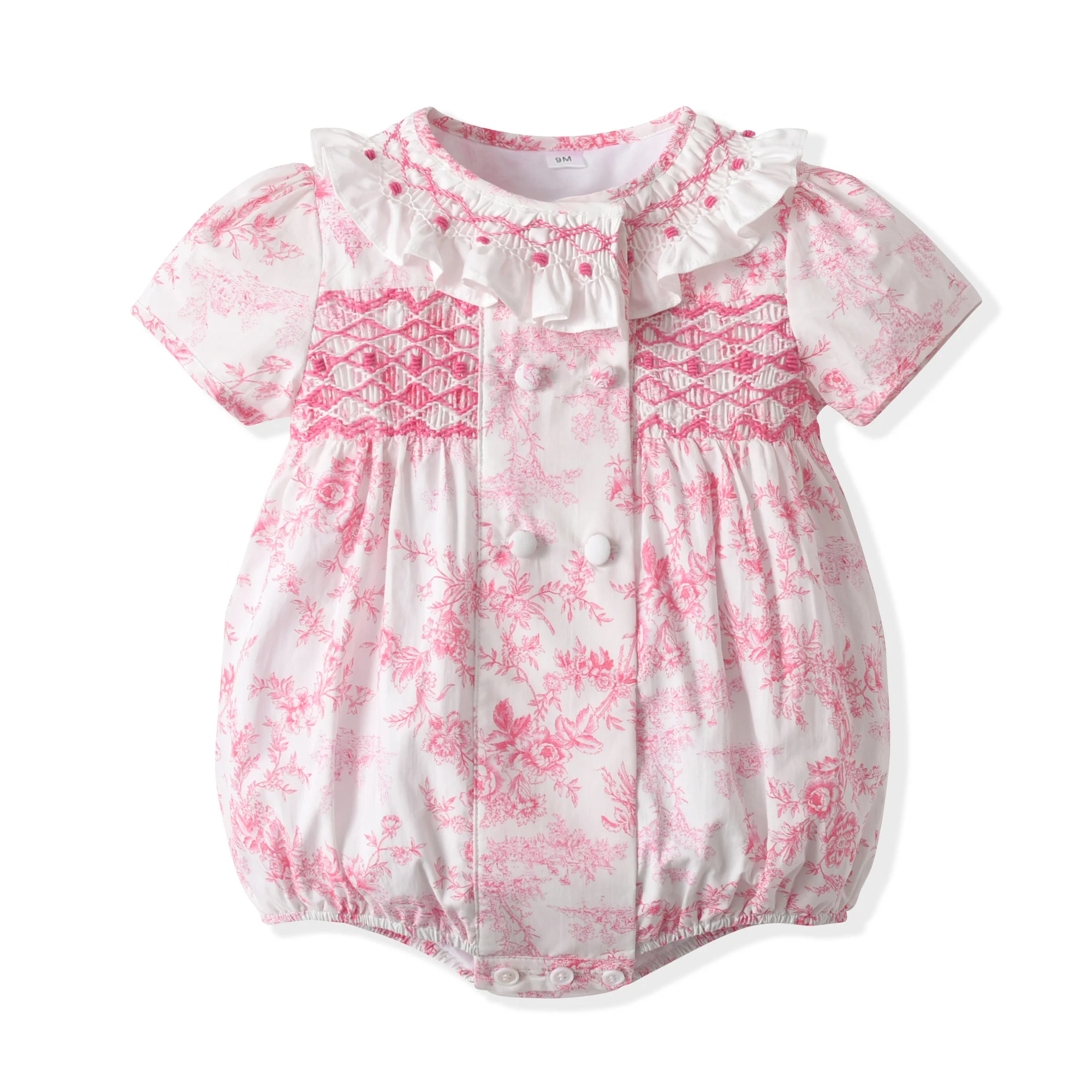 Summer Hand Made Smocked Short - Baby Clothing Made In Usa 评论和价格