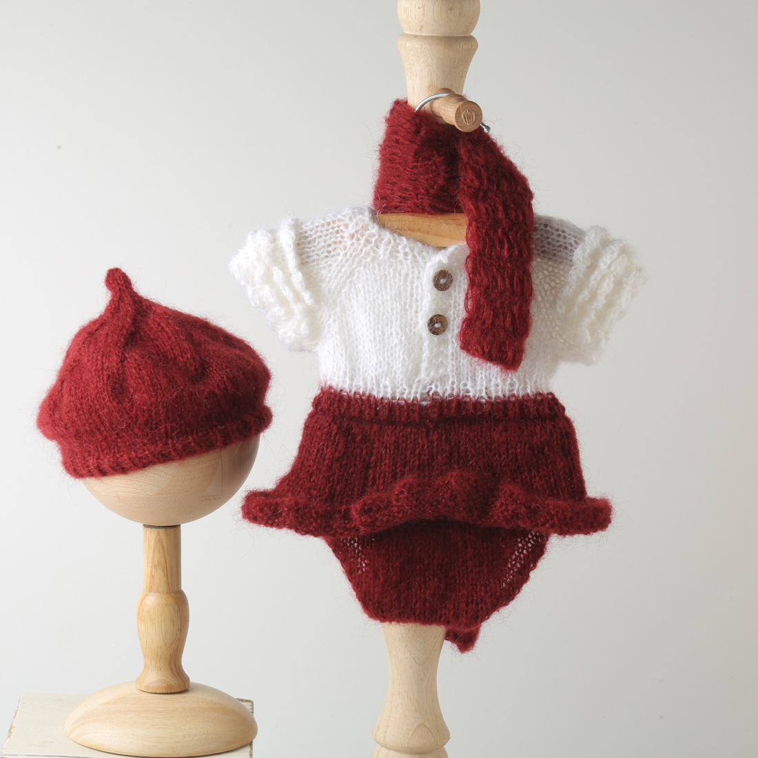 Newborn Knitted Stretch Outfit - Romper Onesie Baby 评论和价格