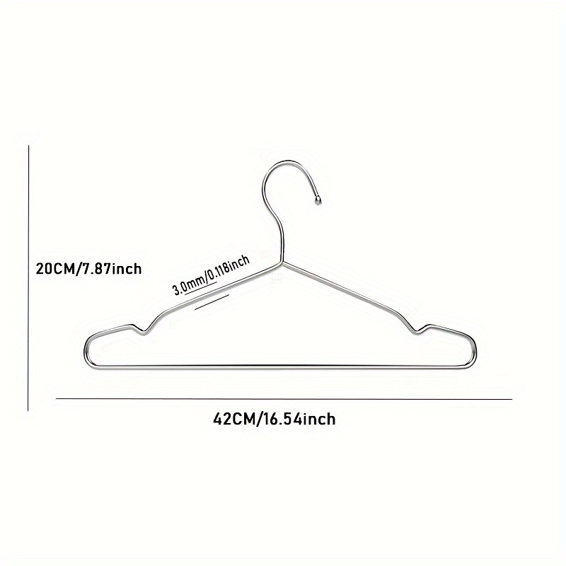 20/50PCS Heavy Duty Stainless  - Baby Clothing Rack 评论和价格