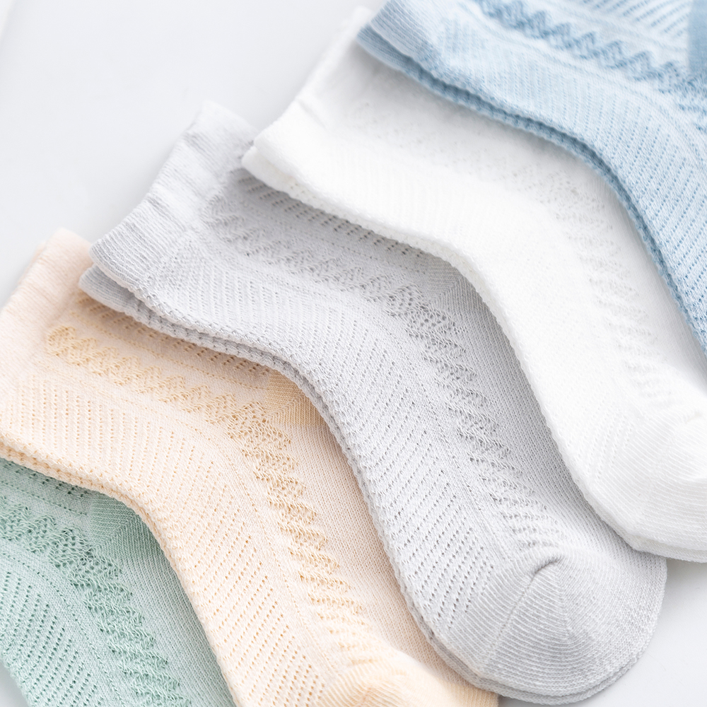 5Pairs/lot 0-12 Kids Socks Sum - Toddler Sock Set 评论和价格