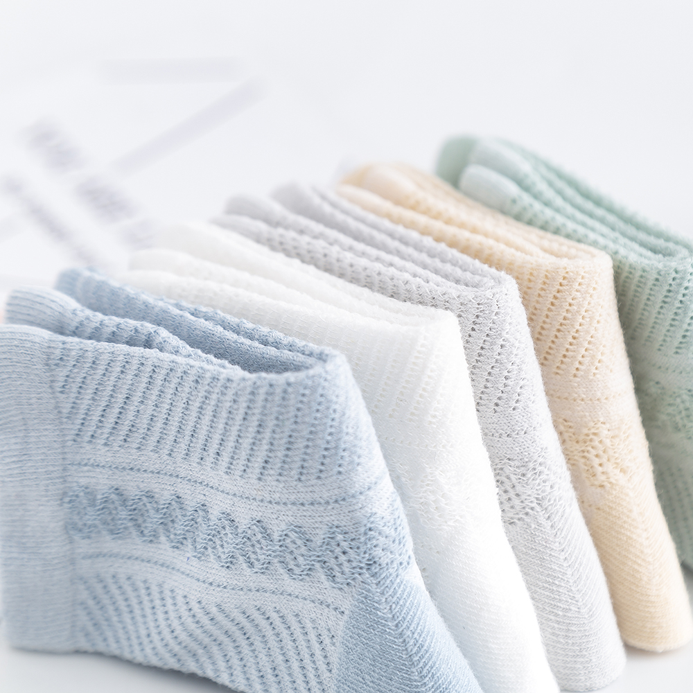 5Pairs/lot 0-12 Kids Socks Sum - Toddler Sock Set 评论和价格