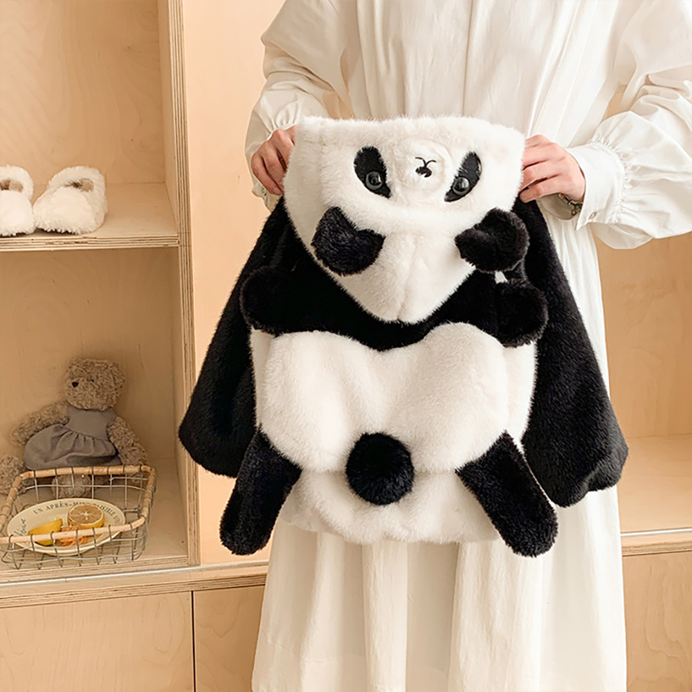 Cute Panda Design Winter Furry - Baby Clothing Winter 评论和价格
