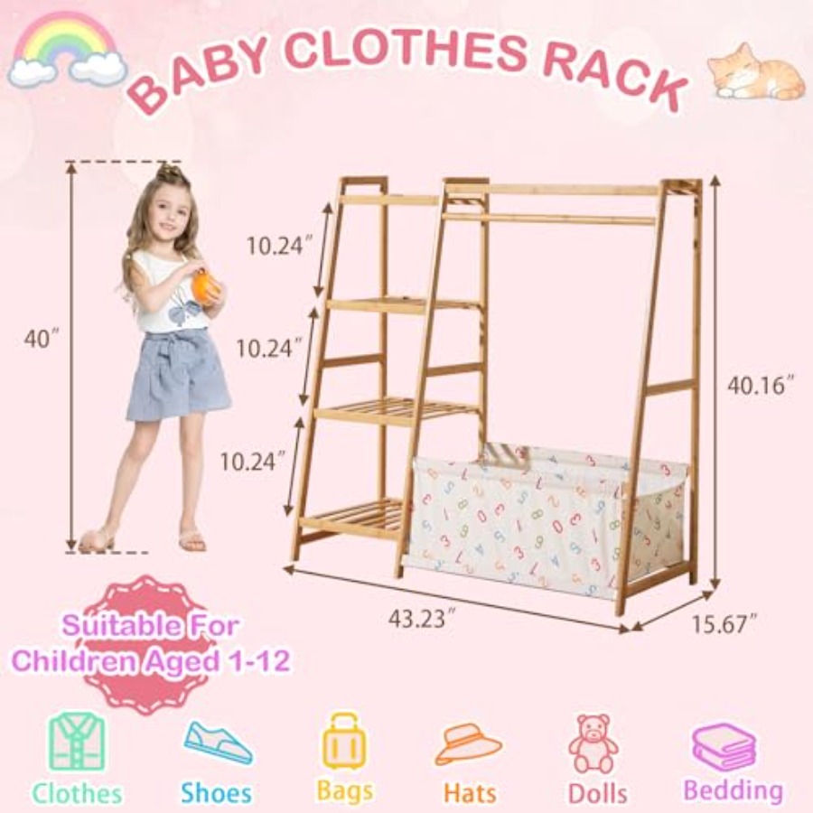 Clothing Rack- Toddler Dress U - Baby Clothing Rack 评论和价格