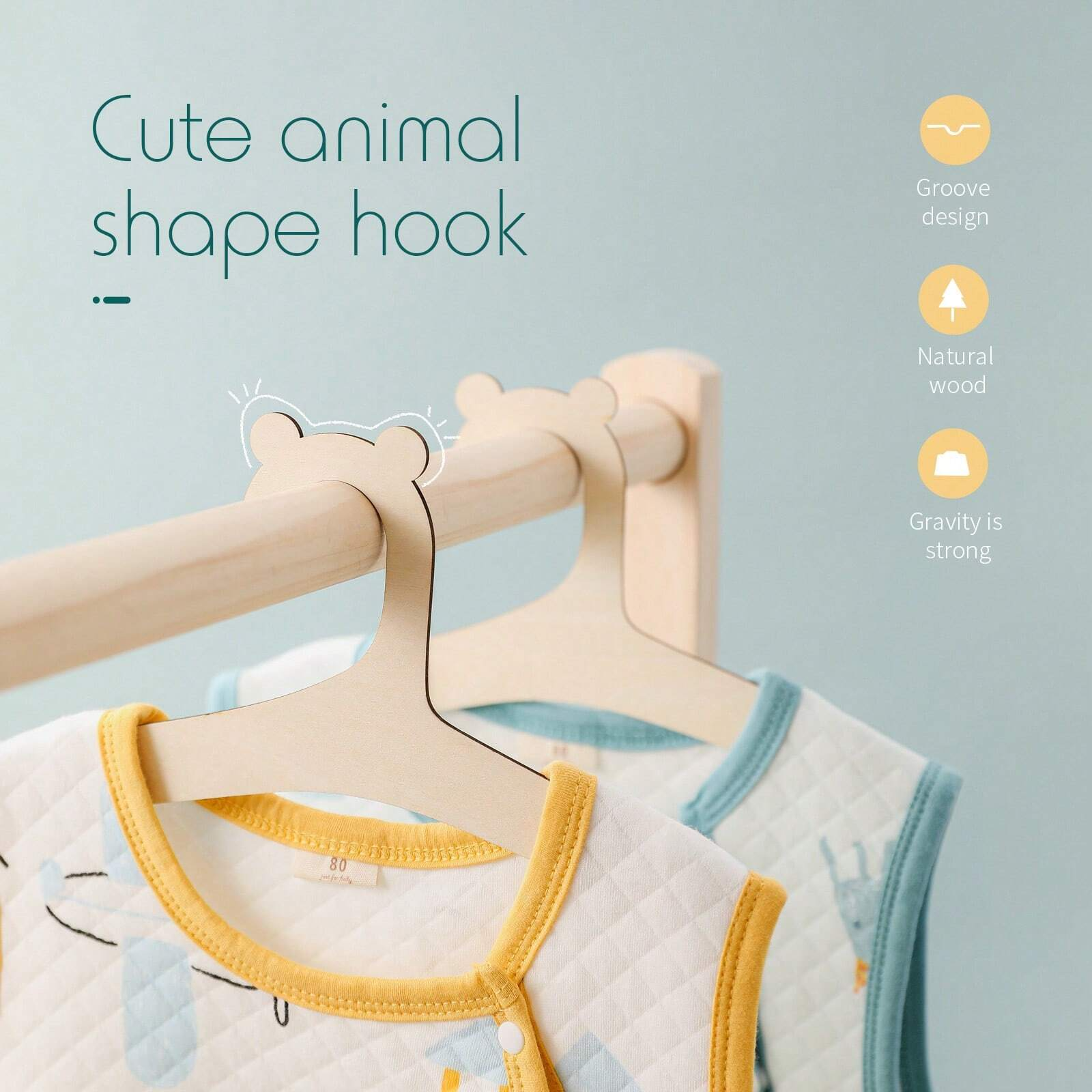 5/10/20/50pcs Baby Clothes Rac - Baby Clothing Rack 评论和价格