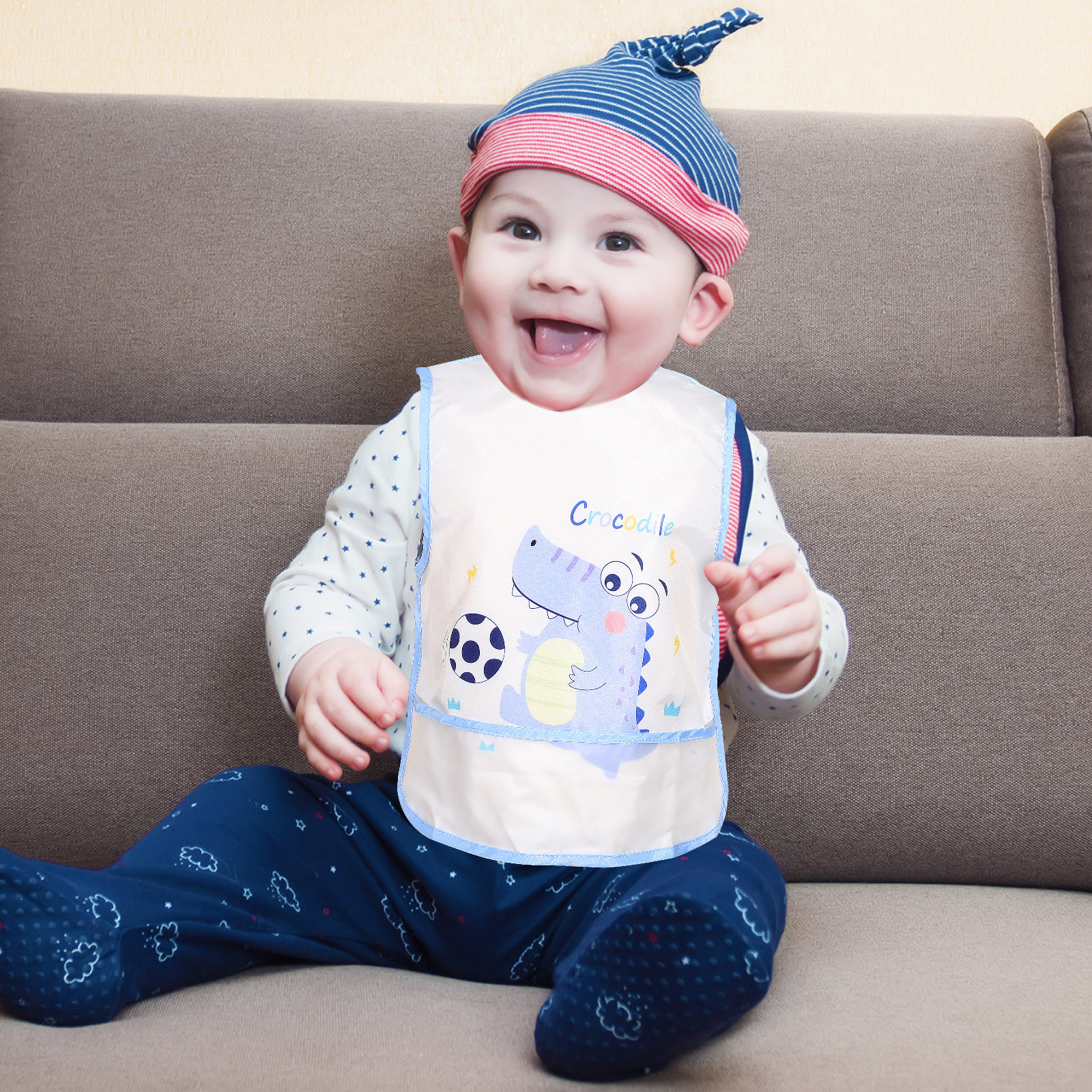 Waterproof Baby Bib for Feedin - Baby Clothing Made In Usa 评论和价格