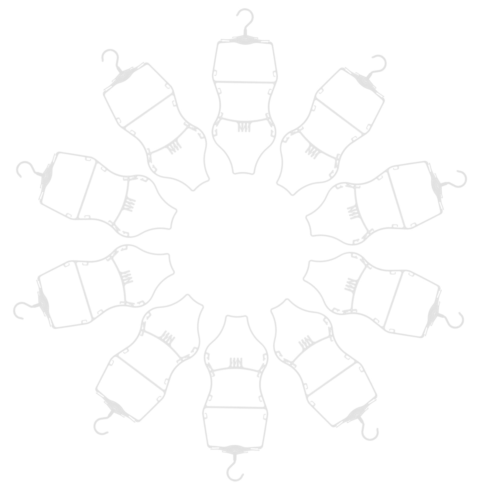 10Pcs Kids Swimsuit Hangers Bo - Baby Clothing Display 评论和价格