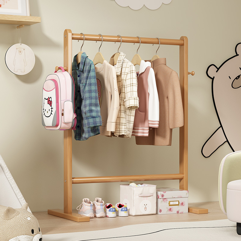 Small bamboo hat rack, floor h - Baby Clothing Rack 评论和价格